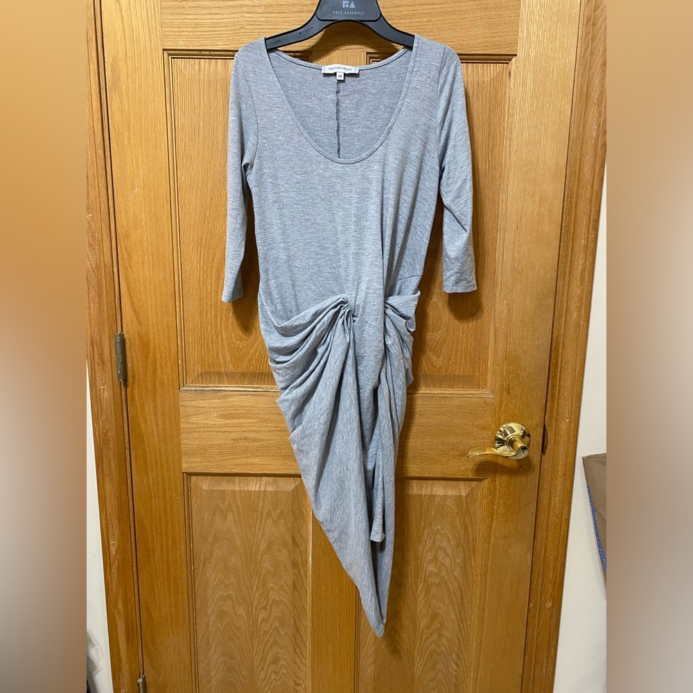 The Vanity Room Gray Stretchy Dress - size XS